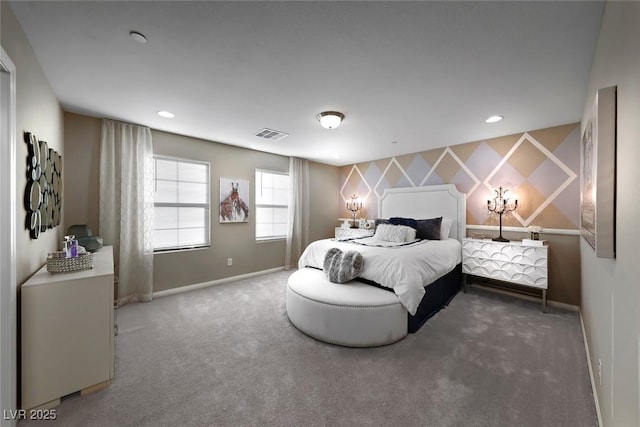 4702 Amazing View St, Las Vegas, NV 89129 - carpeted bedroom featuring baseboards and recessed lighting