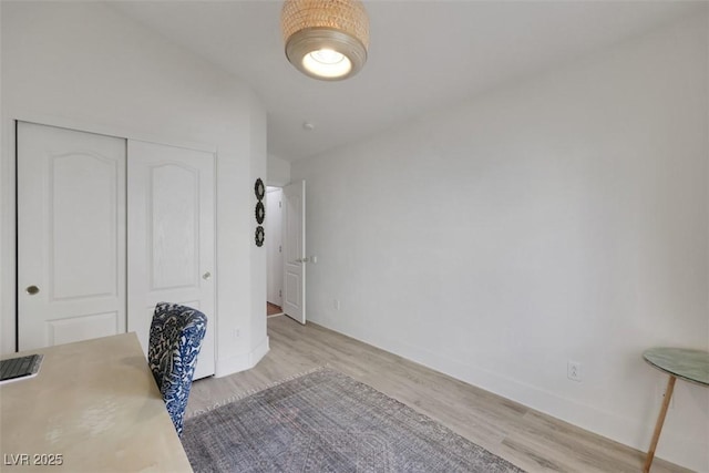 520 Blackbird Knoll Ct, North Las Vegas, NV 89084 - home office with light wood-style floors and baseboards