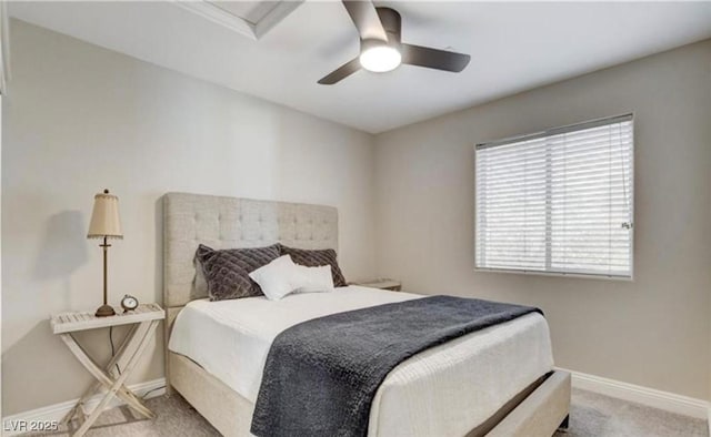 2177 Hidden Ranch Ter, Henderson, NV 89052 - carpeted bedroom with baseboards and ceiling fan