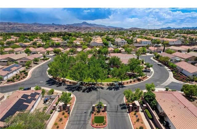2177 Hidden Ranch Ter, Henderson, NV 89052 - aerial view of residential area with a mountain backdrop