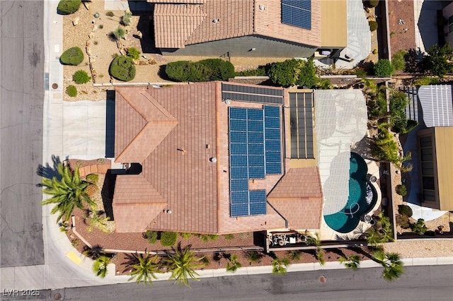 2221 River Grove Dr, Henderson, NV 89044 - aerial view of property and surrounding area with a pool
