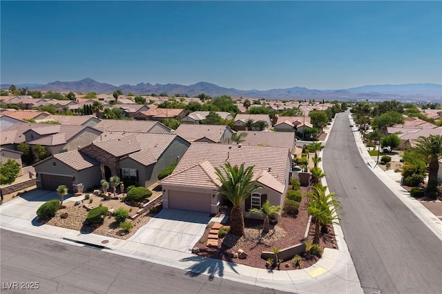 2221 River Grove Dr, Henderson, NV 89044 - aerial view of residential area featuring mountains