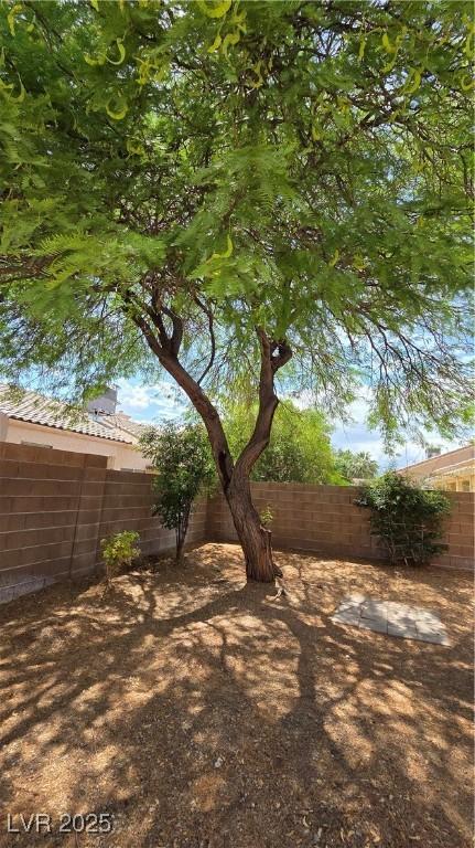 6113 Desert Haven Rd, Las Vegas, NV 89130 - view of fenced backyard