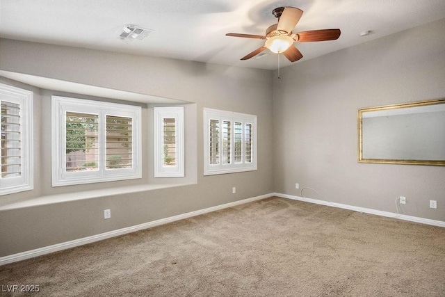 8340 Jeremiahs Lodge Ave, Las Vegas, NV 89131 - empty room featuring carpet floors, ceiling fan, and baseboards