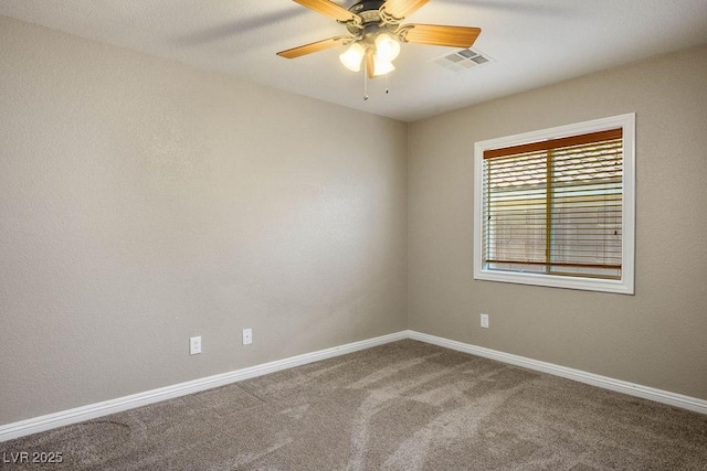 8340 Jeremiahs Lodge Ave, Las Vegas, NV 89131 - empty room featuring carpet floors, ceiling fan, and baseboards