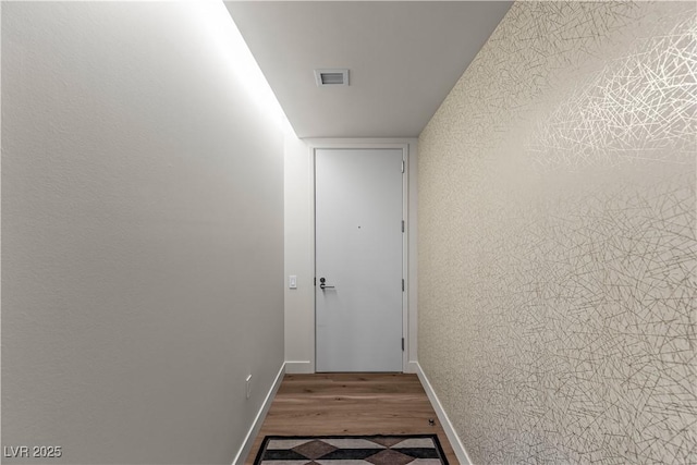 3726 Las Vegas Blvd Unit 606, Las Vegas, NV 89158 - hall featuring wood finished floors and baseboards