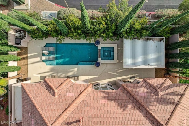 10671 Capesthorne Way, Las Vegas, NV 89135 - view from above of property