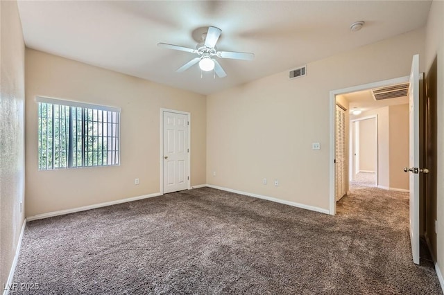 830 Carnegie St Unit 824, Henderson, NV 89052 - carpeted spare room with a smoke detector, a ceiling fan, and baseboards