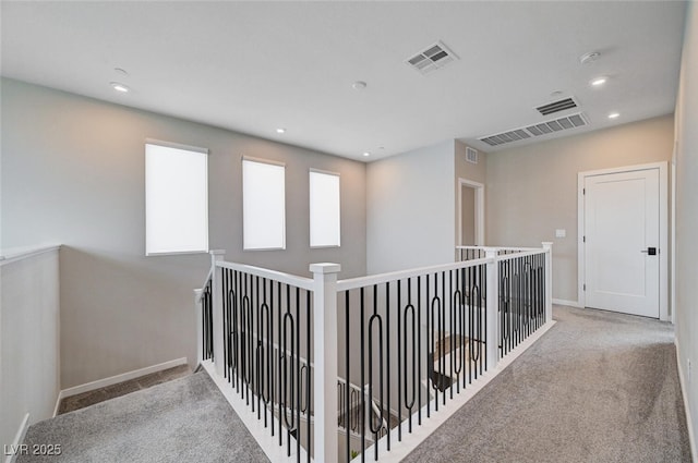 2651 Deep Canyon St, Henderson, NV 89044 - hall with carpet and recessed lighting