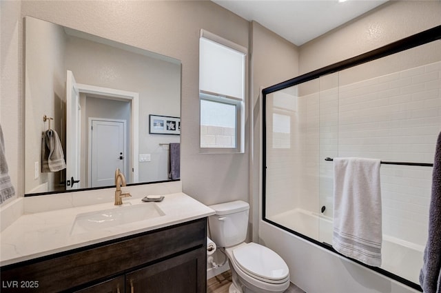 2651 Deep Canyon St, Henderson, NV 89044 - full bath featuring vanity and shower / bath combination with glass door