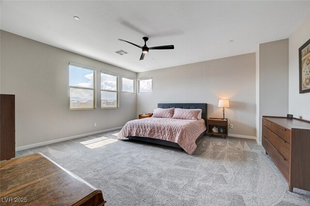 2651 Deep Canyon St, Henderson, NV 89044 - carpeted bedroom featuring baseboards and a ceiling fan