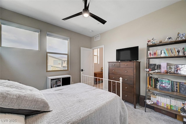 2651 Deep Canyon St, Henderson, NV 89044 - carpeted bedroom with ceiling fan