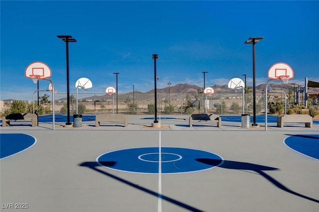 2651 Deep Canyon St, Henderson, NV 89044 - view of sport court with community basketball court and a mountain view