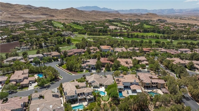 11926 Port Labelle Dr, Las Vegas, NV 89141 - aerial overview of property's location with mountains and nearby suburban area