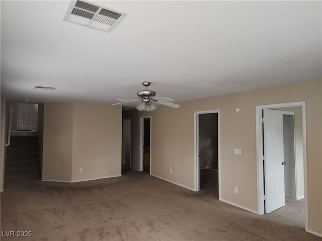 5052 Whistling Acres Ave, Las Vegas, NV 89131 - carpeted empty room with baseboards and ceiling fan