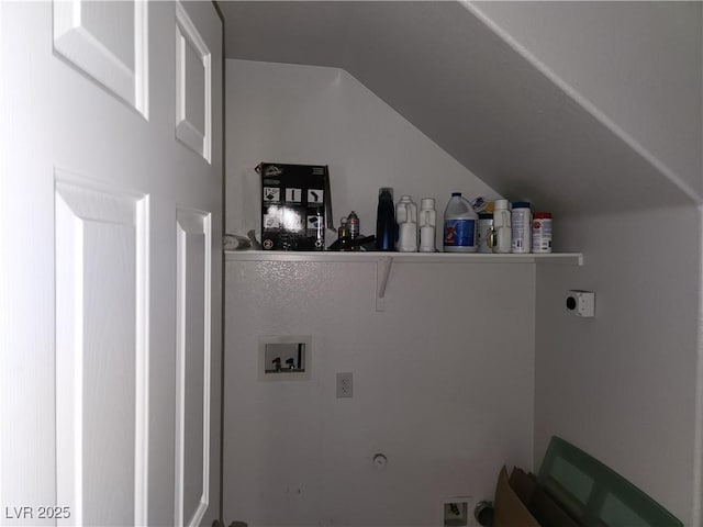 5052 Whistling Acres Ave, Las Vegas, NV 89131 - laundry room with electric dryer hookup and hookup for a washing machine
