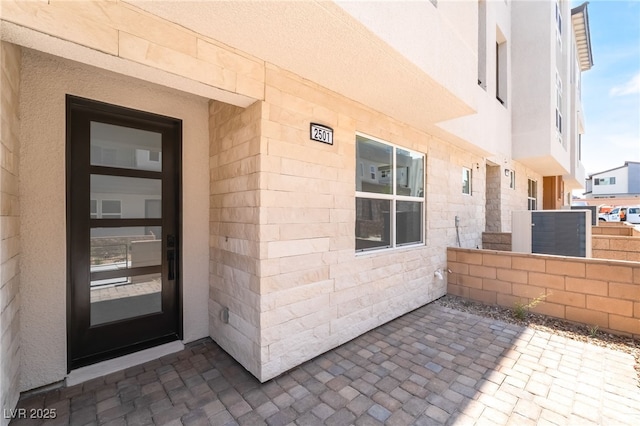 2501 Indigo Mountain St, Henderson, NV 89044 - view of exterior entry featuring a patio