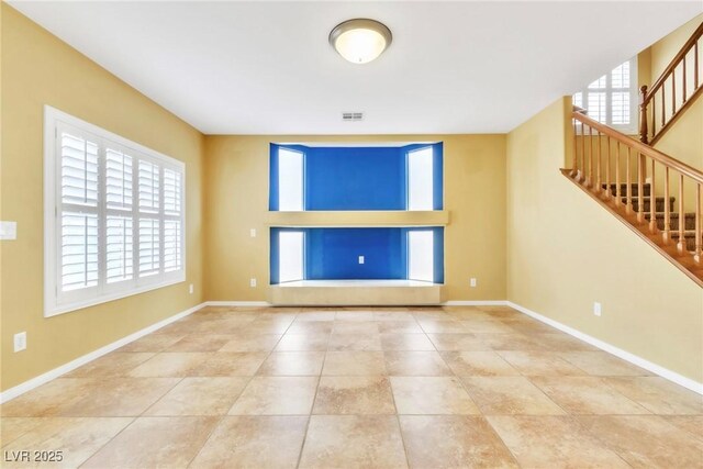 6558 Musette Ave, Las Vegas, NV 89139 - tiled foyer entrance with baseboards and stairway