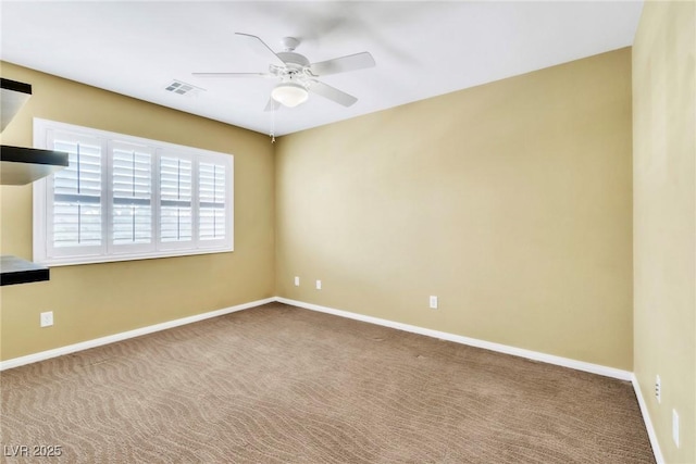 6558 Musette Ave, Las Vegas, NV 89139 - carpeted spare room featuring ceiling fan and baseboards