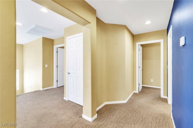6558 Musette Ave, Las Vegas, NV 89139 - corridor with carpet flooring and baseboards