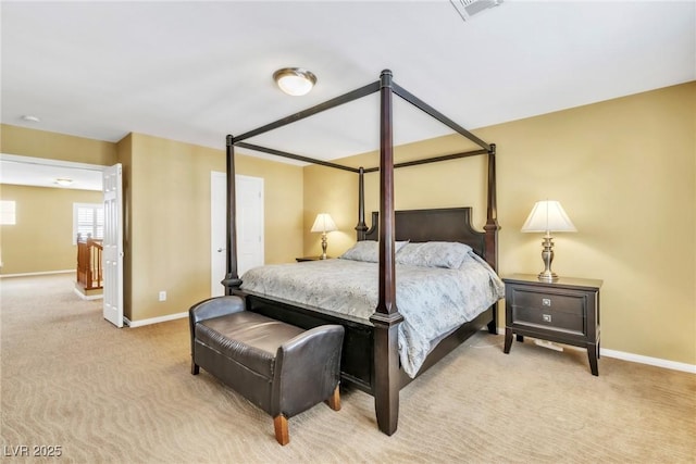 6558 Musette Ave, Las Vegas, NV 89139 - bedroom featuring baseboards and light carpet