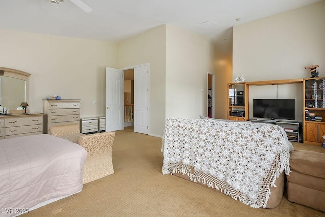 404 Via Sonador, Henderson, NV 89012 - carpeted bedroom featuring a towering ceiling