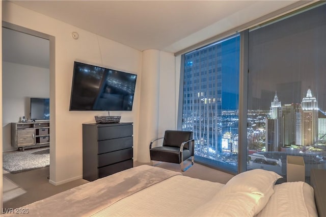 3726 Las Vegas Blvd Unit 3105, Las Vegas, NV 89158 - bedroom with a wall of windows