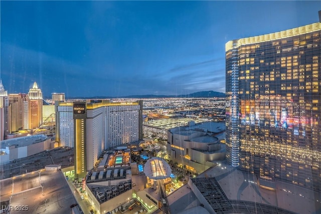 3726 Las Vegas Blvd Unit 3105, Las Vegas, NV 89158 - city view featuring a view of city lights and a mountain backdrop