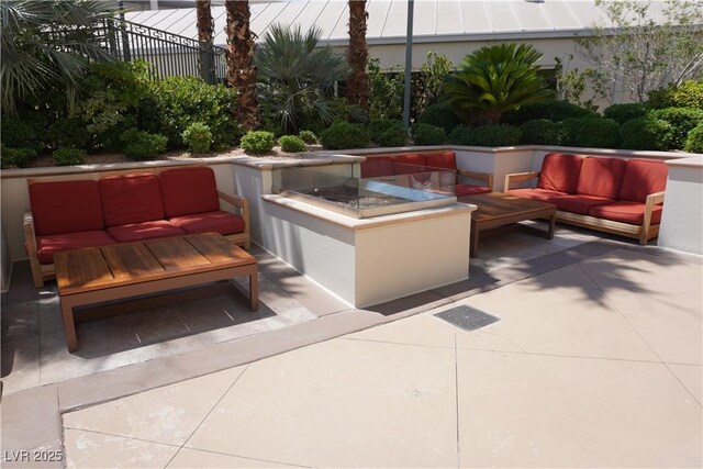 145 E Harmon Ave Unit 27619, Las Vegas, NV 89109 - view of patio featuring outdoor lounge area