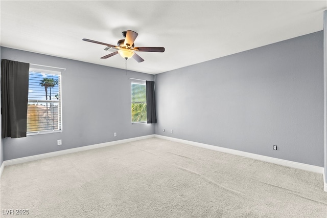 2062 Club Crest Way, Henderson, NV 89014 - carpeted spare room with healthy amount of natural light, ceiling fan, and baseboards