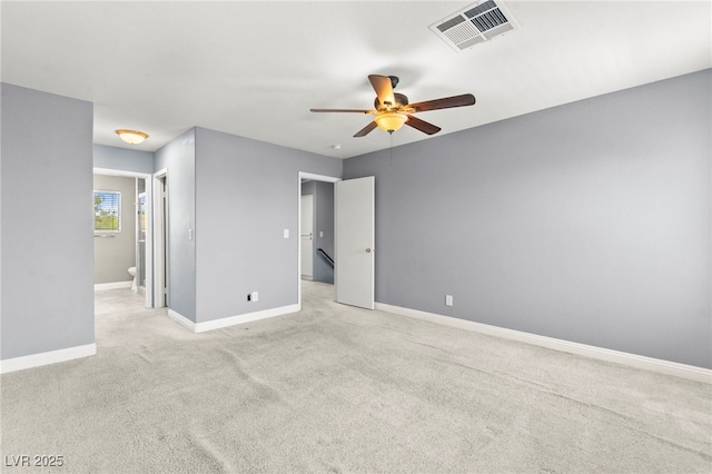 2062 Club Crest Way, Henderson, NV 89014 - empty room with light carpet, baseboards, and a ceiling fan