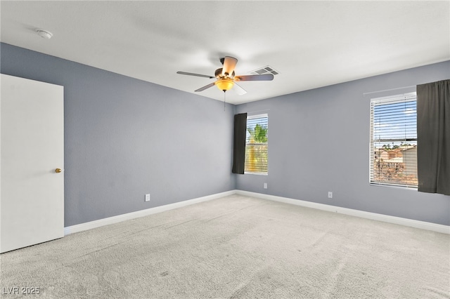 2062 Club Crest Way, Henderson, NV 89014 - empty room with a ceiling fan, carpet floors, a smoke detector, and baseboards