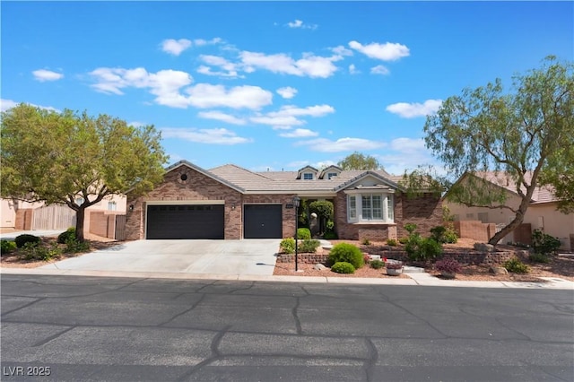 8504 Mystic Night Ave, Las Vegas, NV 89143 - single story home with driveway, an attached garage, and a tile roof