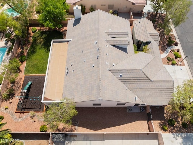 8504 Mystic Night Ave, Las Vegas, NV 89143 - view from above of property