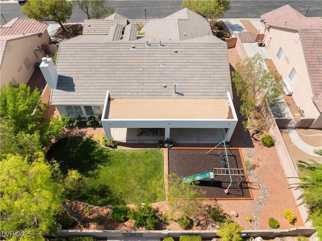 8504 Mystic Night Ave, Las Vegas, NV 89143 - aerial perspective of suburban area