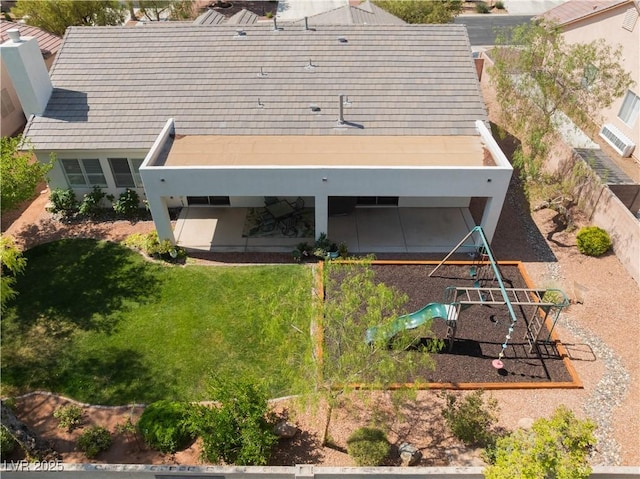 8504 Mystic Night Ave, Las Vegas, NV 89143 - view from above of property