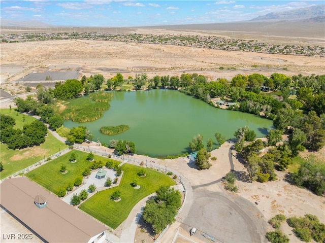 8504 Mystic Night Ave, Las Vegas, NV 89143 - drone / aerial view of a water and mountain view