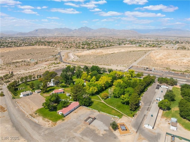 8504 Mystic Night Ave, Las Vegas, NV 89143 - bird's eye view of a mountain backdrop and a desert landscape