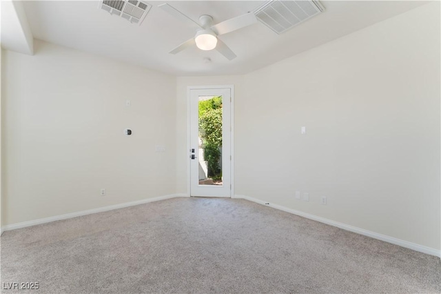 8504 Mystic Night Ave, Las Vegas, NV 89143 - unfurnished room featuring carpet floors, baseboards, and ceiling fan
