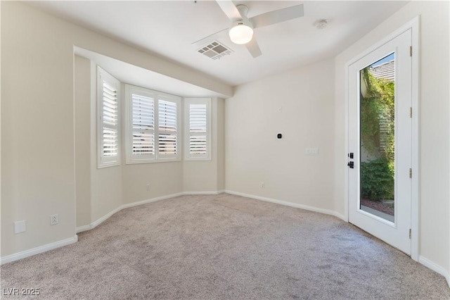 8504 Mystic Night Ave, Las Vegas, NV 89143 - empty room with carpet floors, ceiling fan, baseboards, and a smoke detector
