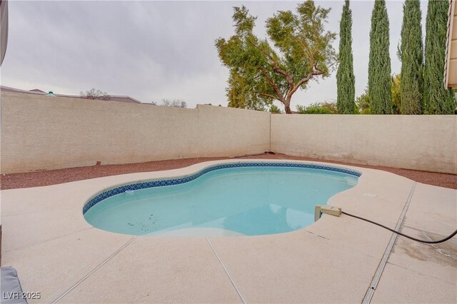 10605 Moon Flower Arbor Pl, Las Vegas, NV 89144 - view of pool featuring a fenced backyard and a patio area