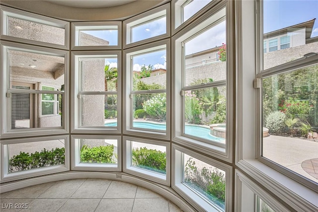 213 Villa Borghese St, Las Vegas, NV 89138 - unfurnished sunroom featuring plenty of natural light