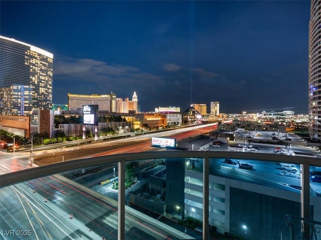 4471 Dean Martin Dr Unit 1109, Las Vegas, NV 89103 - city view with a view of city lights