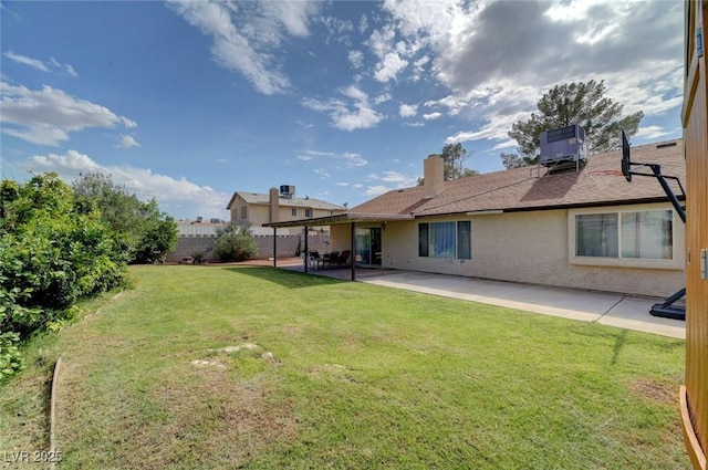 872 N Linn Ln, Las Vegas, NV 89110 - view of yard with a patio area and central AC