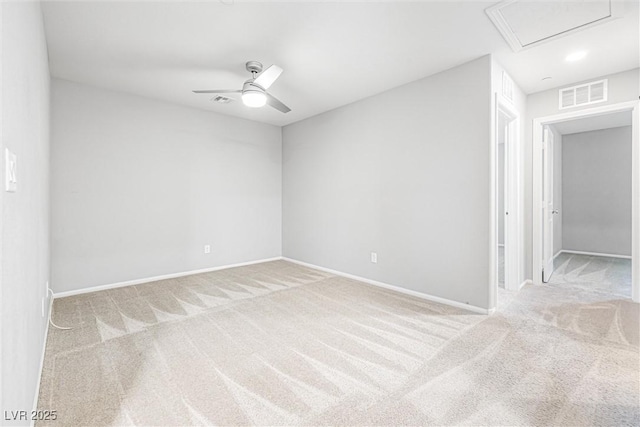 3188 Via Da Vinci, Henderson, NV 89044 - spare room featuring carpet floors, ceiling fan, and baseboards
