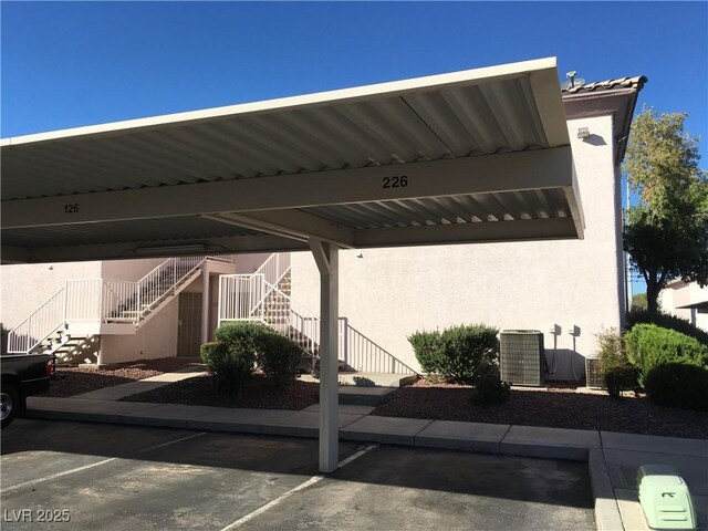 4555 E Sahara Ave Unit 226, Las Vegas, NV 89104 - covered parking lot with stairs