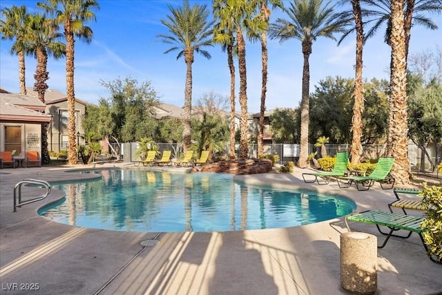8000 Badura Ave Unit 2028, Las Vegas, NV 89113 - community pool with a patio