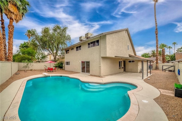 4431 El Campana Way, Las Vegas, NV 89121 - view of pool with a patio area and a fenced backyard