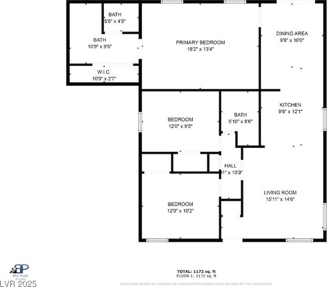 1608 E Mcdonald Ave, North Las Vegas, NV 89030 - room layout