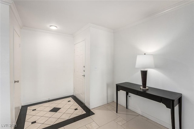 8600 W Charleston Blvd Unit 2085, Las Vegas, NV 89117 - tiled entryway with crown molding and baseboards